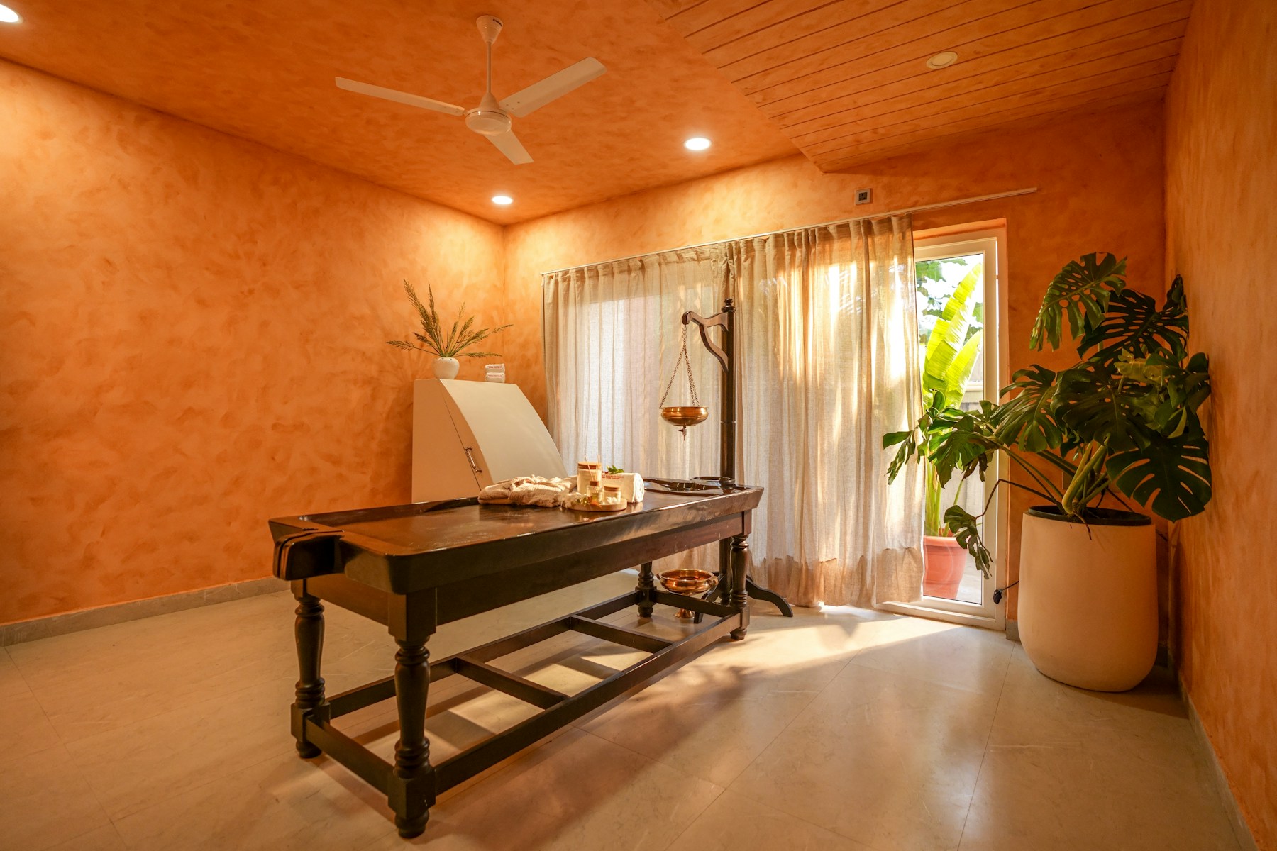 Premium Ayurvedic therapy suite